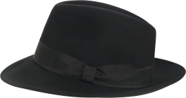 Traditioneller Herren Bogart Bestatter Hut CASABLANCA