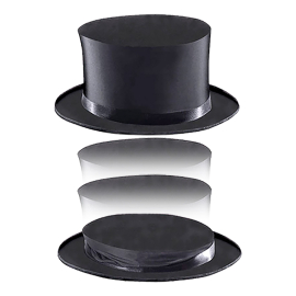 Zylinder - Klappzylinder Chapeau Claque PARIS