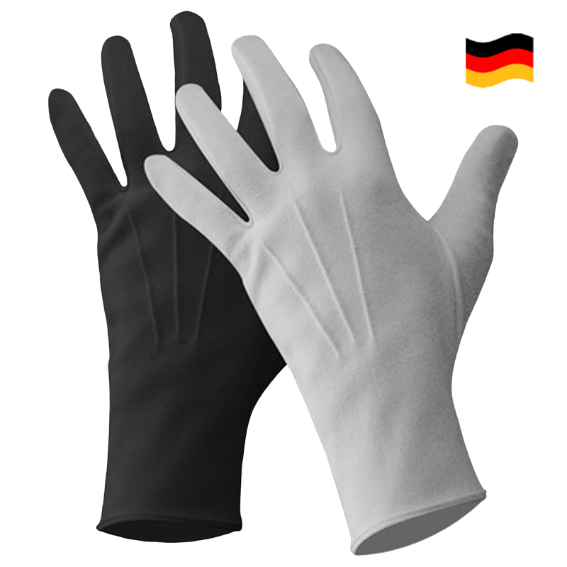 Bestatter Parade Handschuhe Premium ohne Noppen