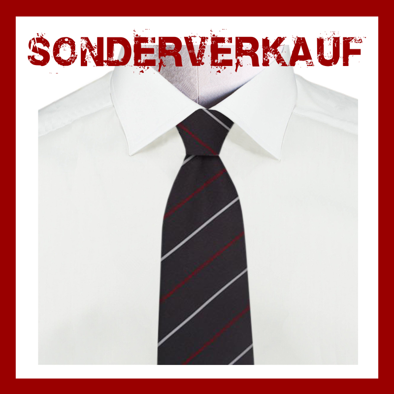 Bestatter Krawatte DESIGN STREIFEN mit Gummizug