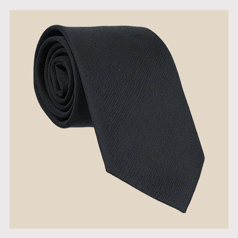 Langbinder BUSINESS Uni schwarz