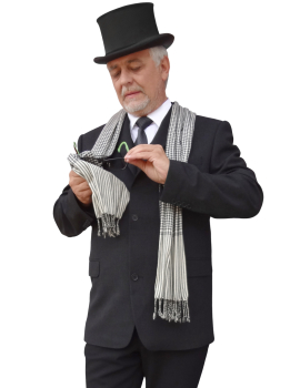 Udo Conen® Baumwoll Schal schwarz weiß kariert