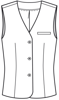 PREMIUM Damen Weste Comfort Fit anthrazit