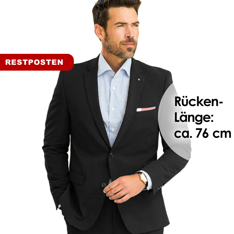 CLASSIC Herren Sakko Comfort Fit, Fb. schwarz