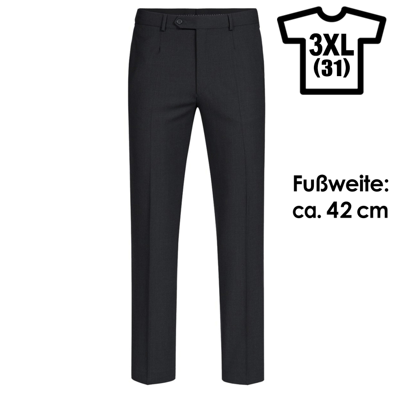 CLASSIC Herren Hose Comfort Fit schwarz