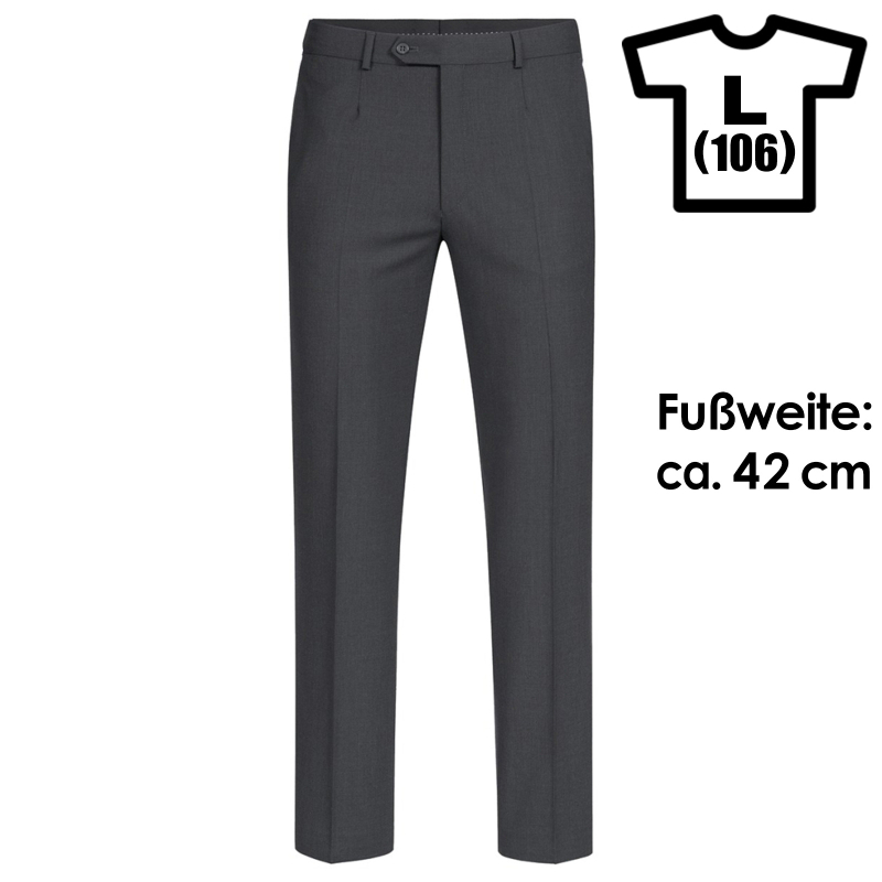 PREMIUM Herren Hose Comfort Fit anthrazit