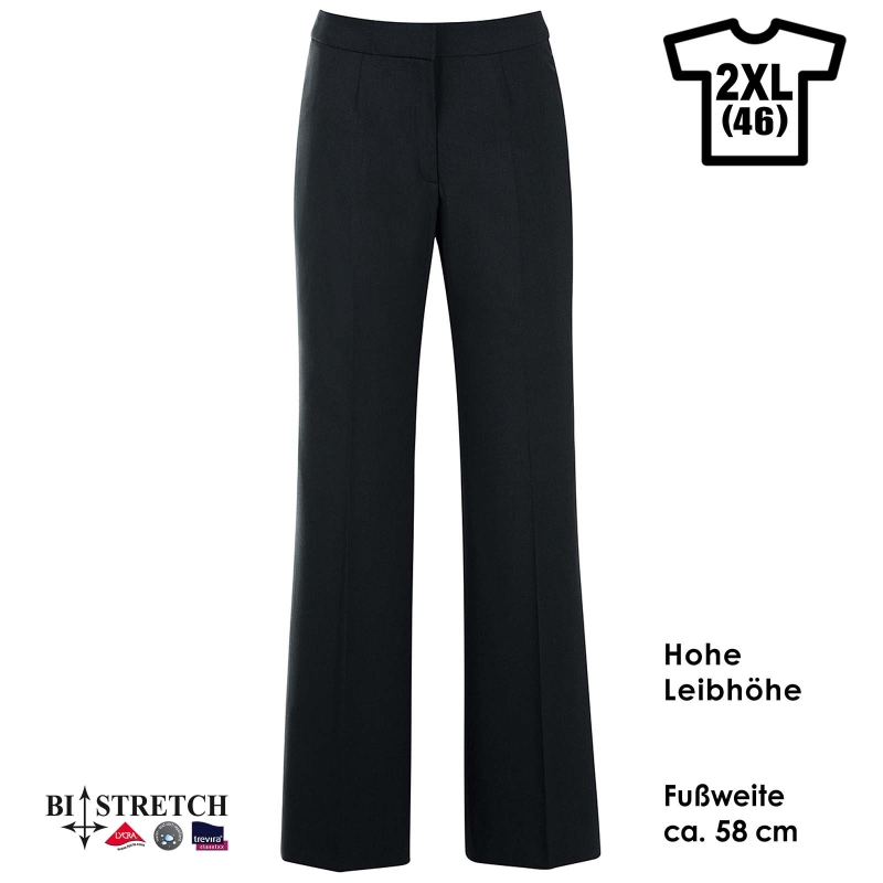 PREMIUM Damen Hose Comfort Fit schwarz
