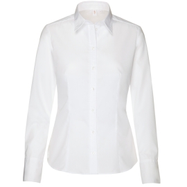 Seidensticker® Bluse MODERN Langarm weiß