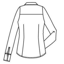 Seidensticker® Bluse MODERN Langarm weiß