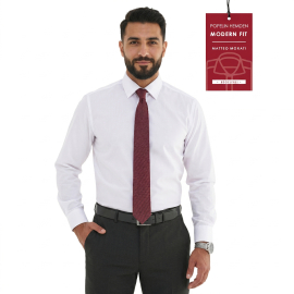 Matteo Morati® Modern Fit Hemd, Fb.weiß Lang...