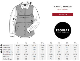 Matteo Morati®  Comfort Fit Hemd, Fb.weiß Kurz Popelin-Q