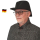 Traditioneller Herren Zweispitz Bestatter Hut FRITZ