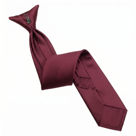 Clip Krawatte BUSINESS Plus bordeaux