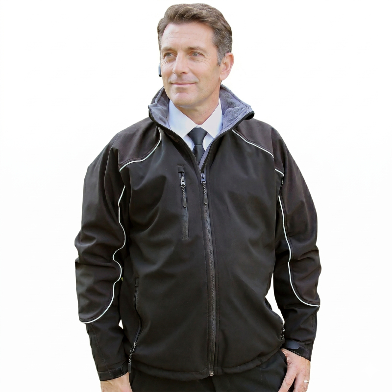 Team - Softshell-Jacke JENS, Fb. schwarz