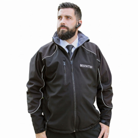 Team - Softshell-Jacke JENS, Fb. schwarz