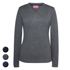 Damen Strickpullover mit V-Ausschnitt ATLANTA