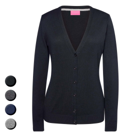 Damen Strickjacke mit V-Ausschnitt AUGUSTA
