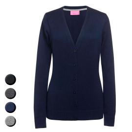 Damen Strickjacke mit V-Ausschnitt AUGUSTA