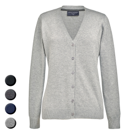Damen Strickjacke mit V-Ausschnitt AUGUSTA