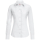 Premium Langarm Damen Bluse SLIM FIT - WEISS