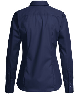 Premium Langarm Damen Bluse REGULAR FIT - MARINE