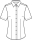 Premium Kurzarm Damen Bluse REGULAR FIT - MARINE