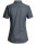 Premium Kurzarm Damen Bluse REGULAR FIT - ANTHRAZIT
