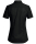 Premium Kurzarm Damen Bluse REGULAR FIT - SCHWARZ