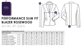 PERFORMANCE KOLLEKTION - SLIM FIT - Blazer ROSEWOOD