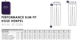 PERFORMANCE KOLLEKTION - SLIM FIT - Hose HEMPEL