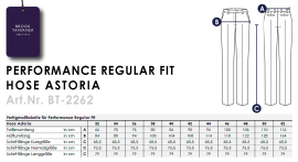 PERFORMANCE KOLLEKTION - REGULAR FIT - Hose ASTORIA