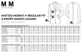Matteo Morati ® 3-Knopf Stretch-Sakko LUGANO