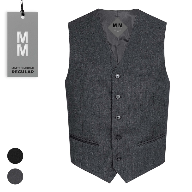 Matteo Morati ® 5-Knopf Stretch-Weste BARI