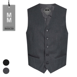 Matteo Morati ® 5-Knopf Stretch-Weste BARI