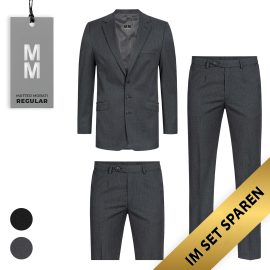 Matteo Morati® Regular3 GanzJahr-Stretch-3er Set...
