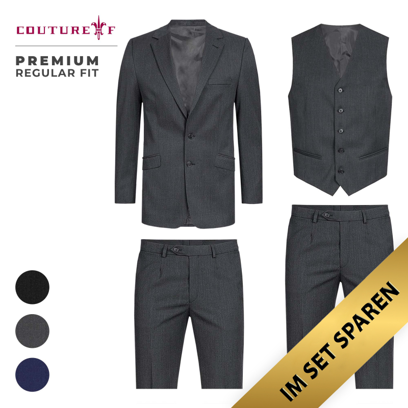 Couture F Premium® Anthrazit 4er Set GILBERT4-A