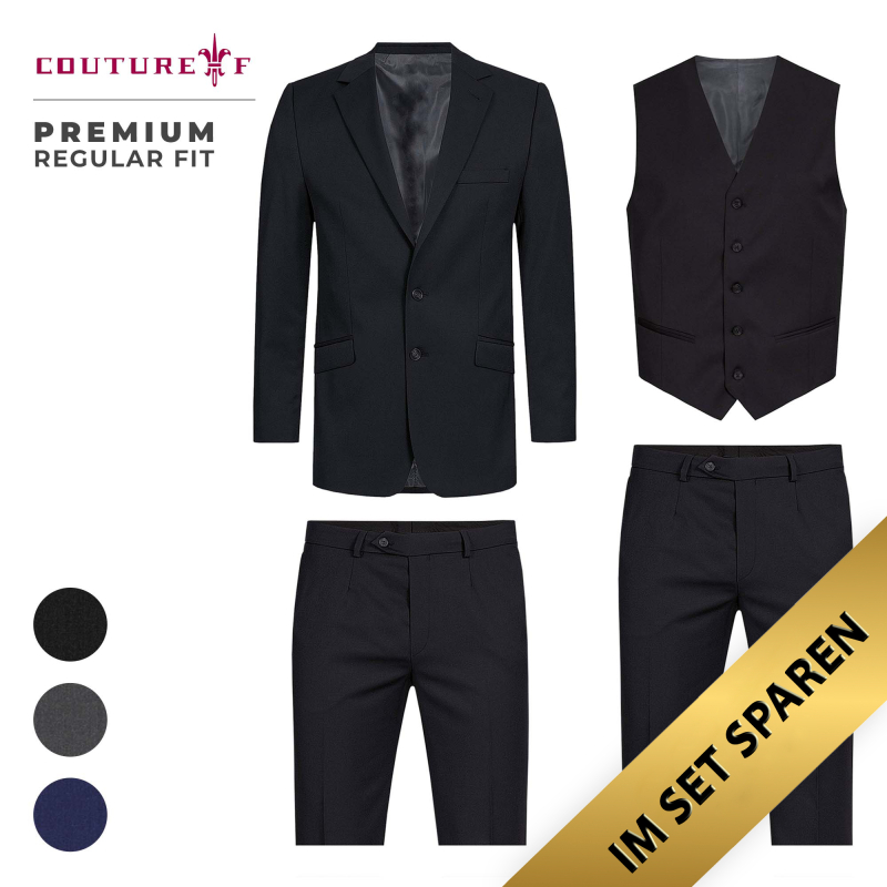 Couture F Premium® Schwarz 4er Set GILBERT4-S