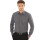 Herren Hemd Comfort Fit Langarm - mittelgrau
