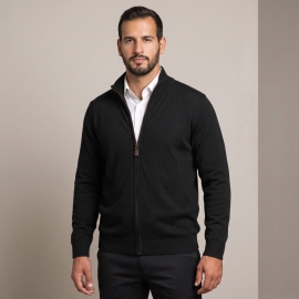 BASIC Strickjacke mit Reißverschluss COLUMBUS
