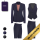 CLASSIC - ANZUG SET - REGULAR FIT - 4-teilig