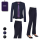 PREMIUM - ANZUG SET - REGULAR FIT - VARIANTE 2 - 3-teilig