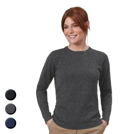 Damen Strickpullover mit Rundhals-Ausschnitt HELENA