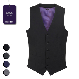Brook Taverner Premium Regular 5-Knopf Weste BUSSO