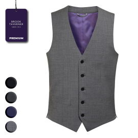Brook Taverner Premium Regular 5-Knopf Weste BUSSO