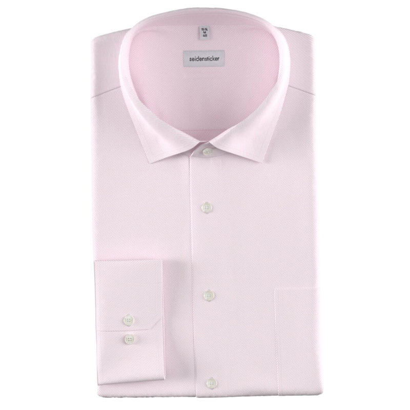 Seidensticker® Twill Hemd REGULAR, Fb.rosé Langarm