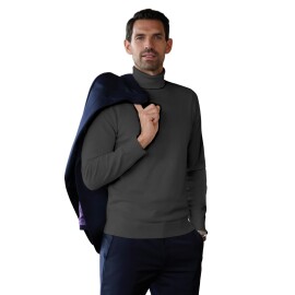 PREMIUM MERINO Strickrollkragenpullover OSLO