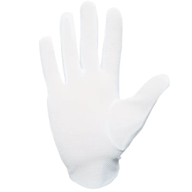 Micro Handschuhe Premium mit Noppen (weiß)