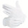 Micro Handschuhe Premium mit Noppen (weiß)
