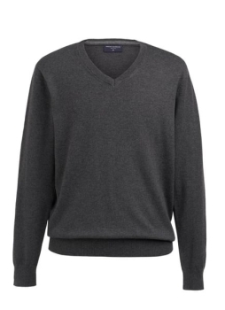 Premium Strickpullover mit V-Ausschnitt BERLIN