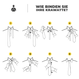 Bestatter Krawatte BUSINESS FABELHAFT Langbinder...
